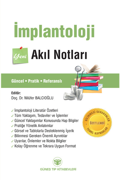 Güneş Tıp Kitabevi Implantoloji Akıl Notları