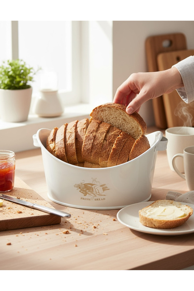 EVSTYLE METAL BOAT BREAD HOLDER