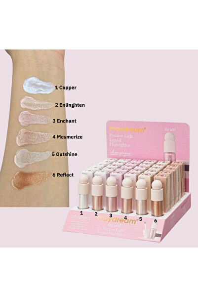 MAYDREAM اضاءه هايلايتر بملمس حريري مخملي ناعم قابل للدمج 02 -