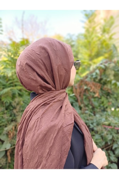 SK Scarfs Fresh Pamuk Kraş Kumaş Düz Şal