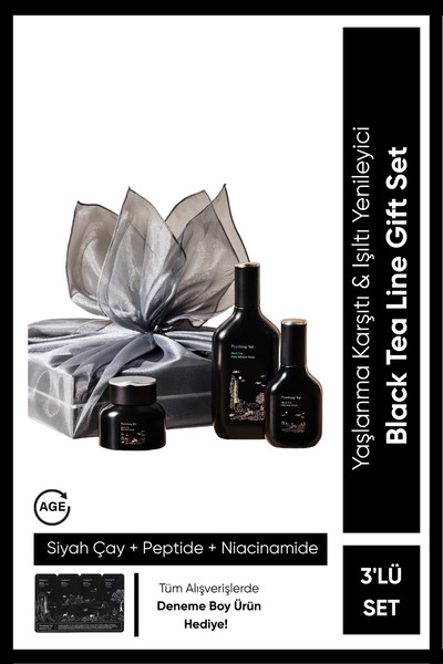 Pyunkang Yul Black Tea Line Gift Set - Siyah Çay Hediye Seti