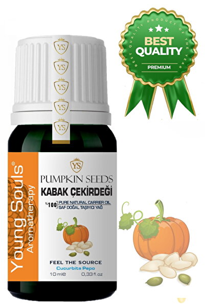YOUNG SOULS Pumpkin Seed ( Carrier Oil ( Cold Pressed ) Kabak Çekirdeği Taşıy...