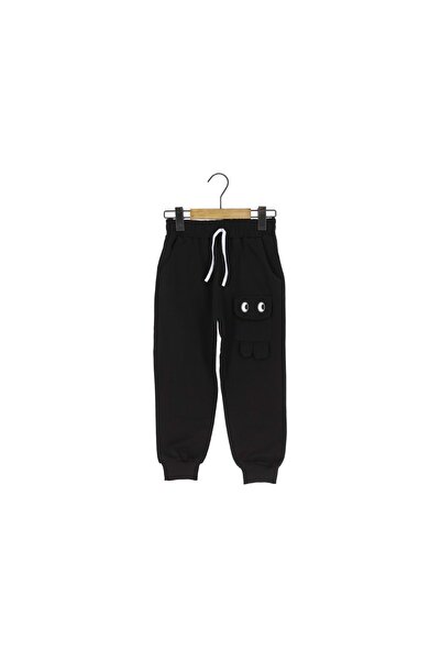 atabay Pantaloni de sport din chardon cu două fire, cu buzunar brodat pe ochi...