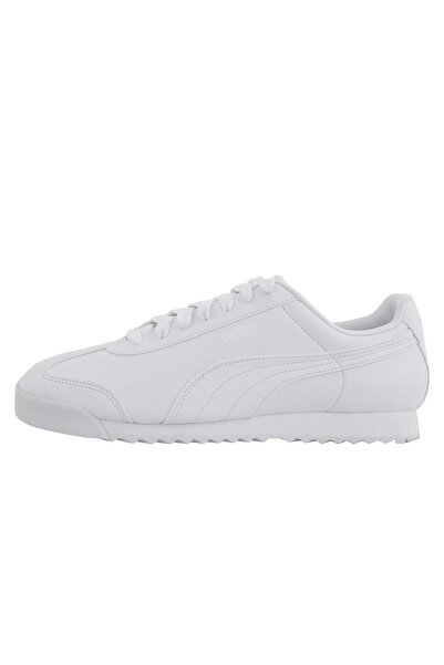 Puma Roma Basic 353572 21 Чоловічі біло-сірі спортивні кросівки
