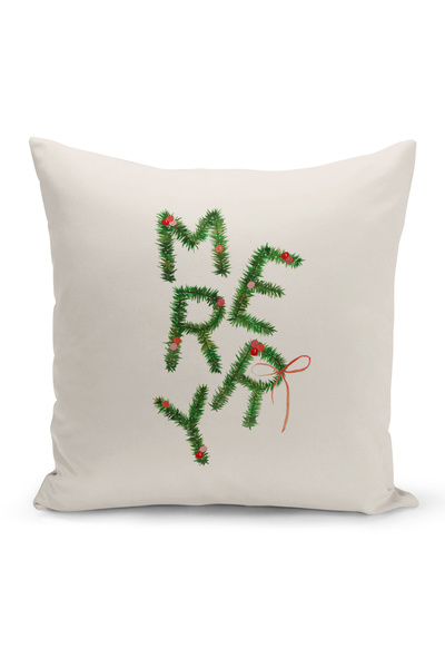 Bertille Home غطاء وسادة مطبوع رقميًا مزدوج الجوانب من سلسلة رأس السنة الجديد...