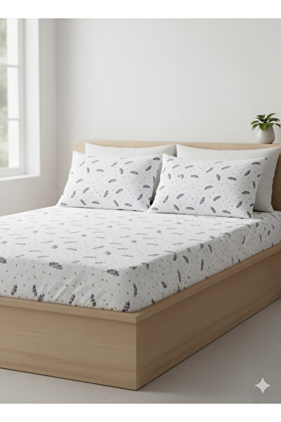 pınarhome collectıon ''Pazen'' Fabric 100% Cotton (Nostalgic Patterns That Will Remind You of 90S) Elastic Fitted Sheet+ Pillowcase)