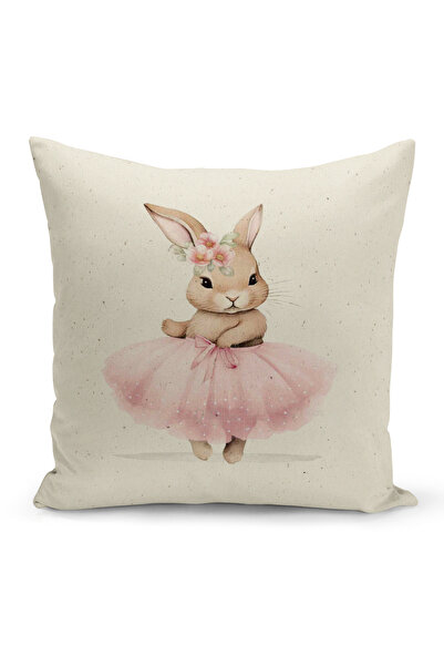 Bertille Home Çocuk Bebek Serisi Çift Tarafı Dijital Baskılı Kırlent Kılıfı (...