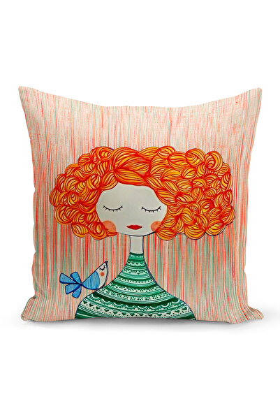 Bertille Home Retro Series Double Sided Digital Printed Throw Pillow Case (Retro Cushion Cover)