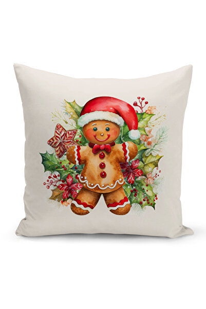 Bertille Home غطاء وسادة مطبوع رقميًا مزدوج الجوانب من سلسلة رأس السنة الجديد...