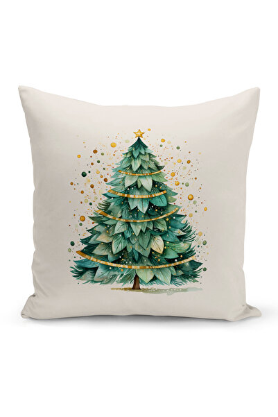 Bertille Home غطاء وسادة مطبوع رقميًا مزدوج الجوانب من سلسلة رأس السنة الجديد...