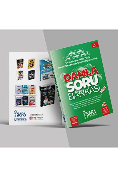 Şara Akademi KPSS/DHBT/MBSTS/DİKAB/İHL Damla Soru Bankası -
