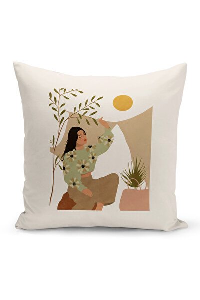 Bertille Home Двосторонній чохол на подушку з цифровим друком серії Bohemian Bohemian Cushion Cover