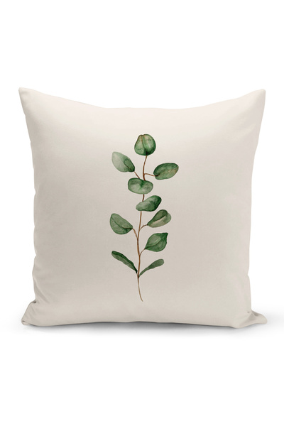 Bertille Home Flower Serisi Çift Tarafı Dijital Baskılı Kırlent Kılıfı (Cushi...