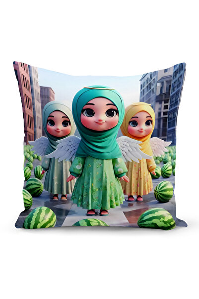 Bertille Home Двосторонній цифровий друкований чохол на подушку серії Ramadan...