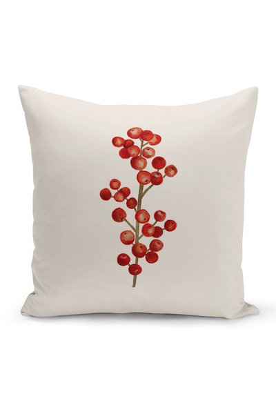 Bertille Home Новогодишна серия Двустранна калъфка за възглавница с цифров пе...