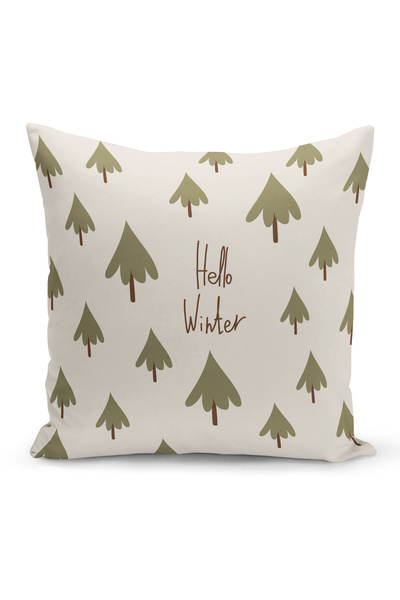 Bertille Home New Year Series Double Sided Digital Printed Throw Pillow Case ...