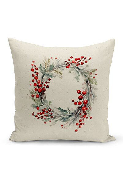 Bertille Home Двосторонній цифровий друкований чохол для різдвяних подушок Рі...