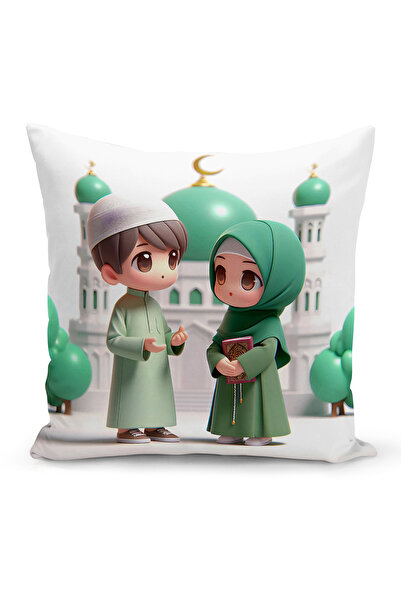 Bertille Home Двосторонній цифровий друкований чохол на подушку серії Ramadan...