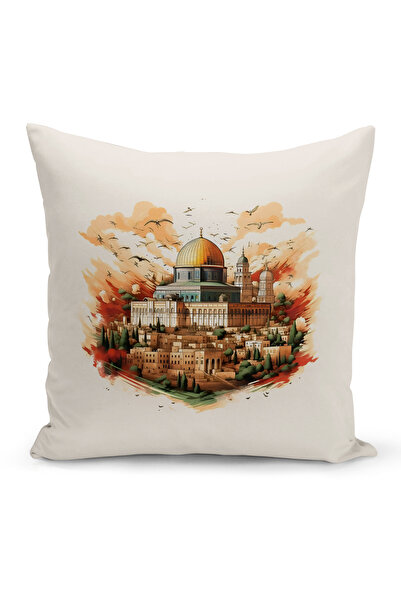 Bertille Home غطاء وسادة مطبوع رقميًا مزدوج الجوانب من سلسلة رمضان (غطاء سرير...