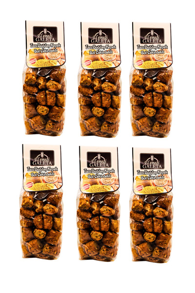 Elemeği Galeta Tam buğdaylı kepekli Bol Çekirdekli Galeta - 6 Adet X 180 gr