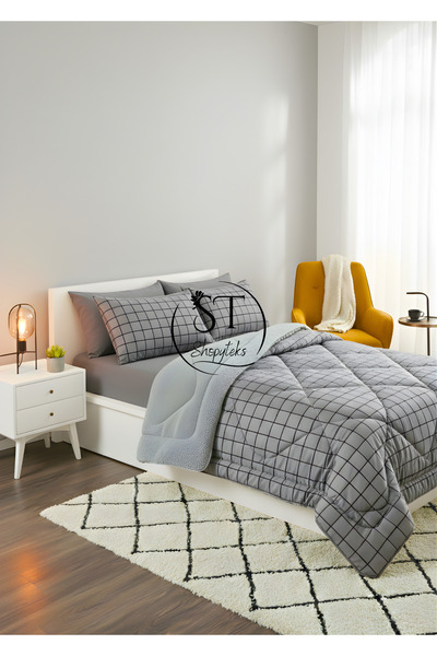 Shopyteks Çift kişilik Kare Welsoft Uyku Seti Çift Taraflı 195x215