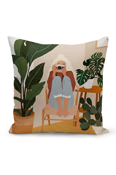 Bertille Home Bohemian Series Double Sided Digital Printed Throw Pillow Case (Bohemian Cushion Cover)