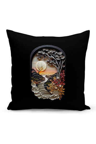 Bertille Home Двосторонній чохол на подушку з цифровим друком класичної серії