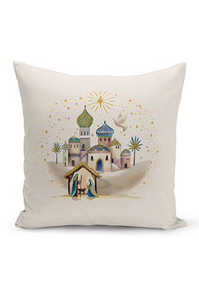 Bertille Home غطاء وسادة مطبوع رقميًا مزدوج الجوانب من سلسلة رمضان (غطاء سرير...