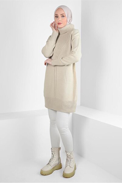 Alvina Turtleneck Knitwear Tunic 44031