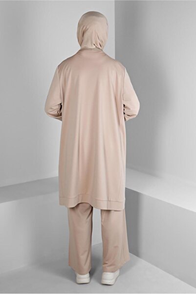 Alvina STRIPES SIM DETAILED DOUBLE PANTS SET 20319