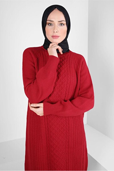 Alvina ÖRGÜ DESENLİ TRİKO TUNİK 44118