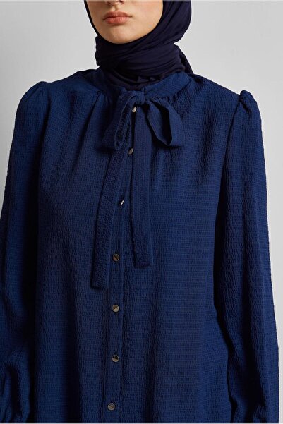 Alvina Tunic with Tie Collar 45625