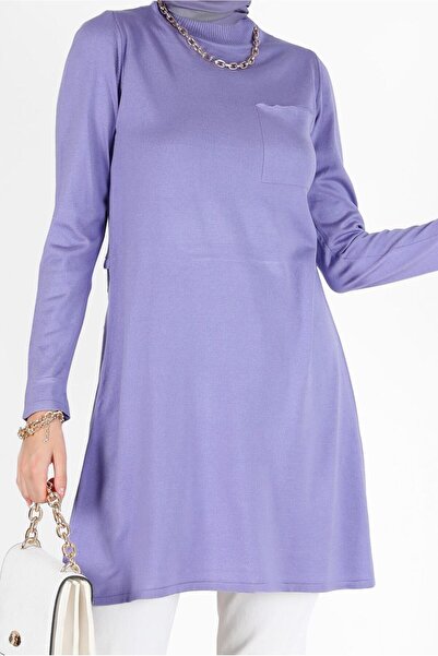 Alvina POCKET DETAIL BASIC KNITWEAR TUNIC 42045
