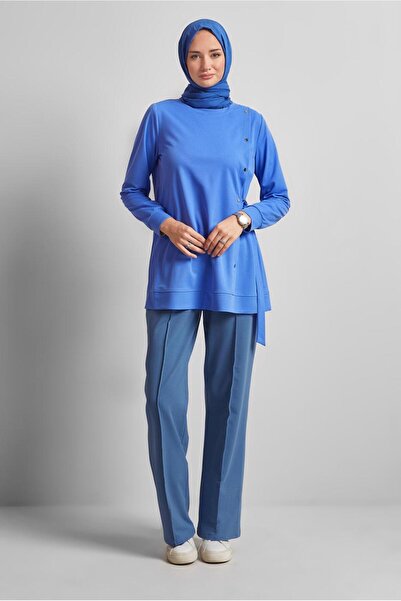 Alvina Elastic Waist Pants 70879