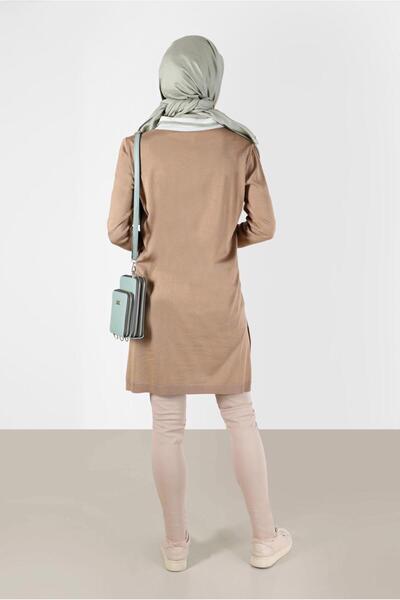 Alvina POLO NECK RIBBANED KNITWEAR TUNIC 42108