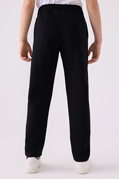 Kappa Ellery Erkek Çocuk Siyah Regular Fit Eşofman Altı