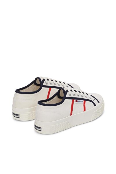 Superga 2740 Platform Colorblocking Unisex Beyaz Bileksiz Sneaker