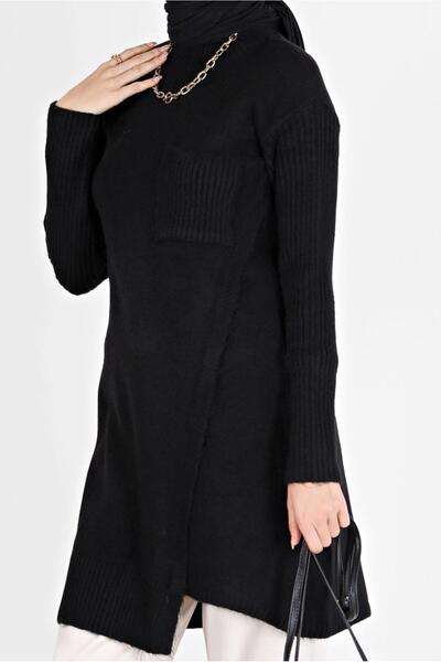 Alvina POCKET DETAIL SLIT TRICOT TUNIC 42058