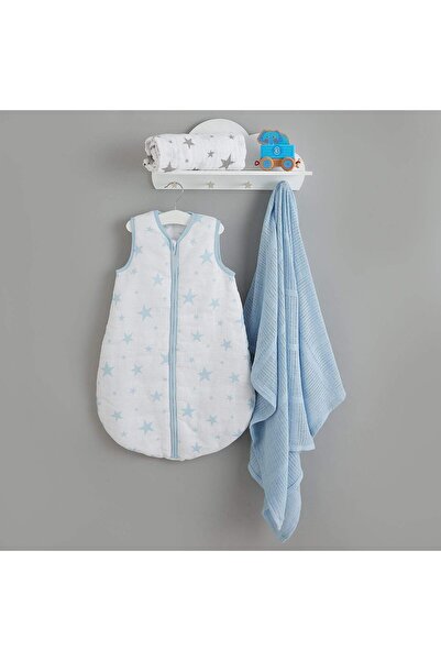 Bloomsbury Mill Baby Sleeping Bag, 6-18 months, 50x90cm, albastru