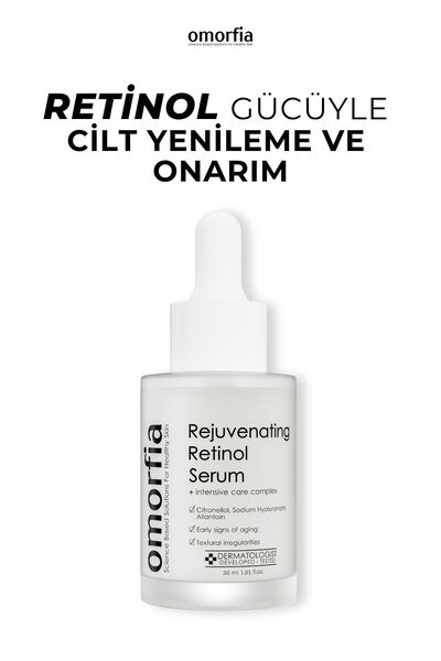 OMORFİA Yaşlanma Ve Kırışıklık Karşıtı Onarıcı Besleyici Retinol Cilt Bakım Serumu 30 ml
