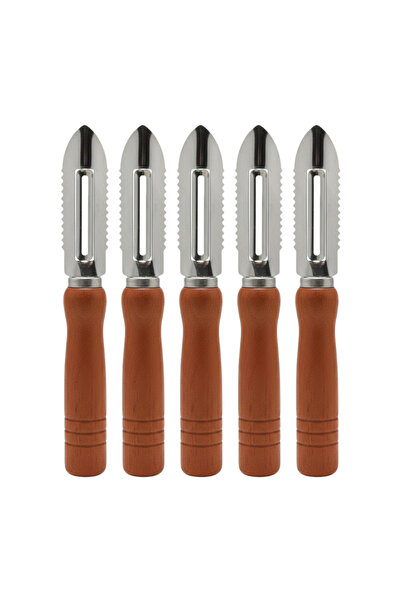 Victorinox Pumpkin Shaped Vegetable Peeler with Wooden Handle