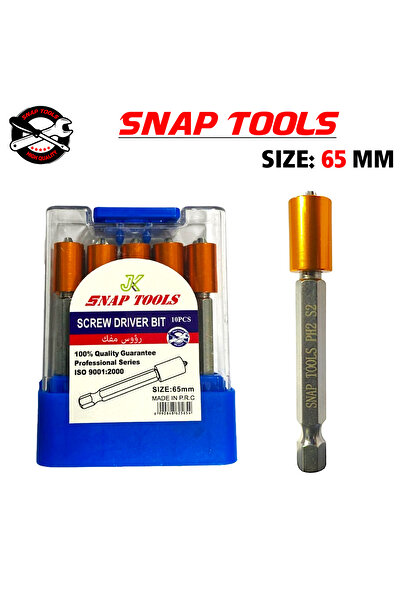 SNAP TOOLS Magnetic screwdriver bits with 65mm impact
