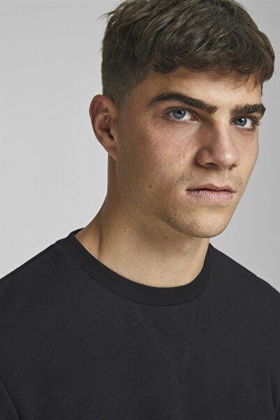 Jack & Jones Jjebasic Sweat Crew Neck Noos Black