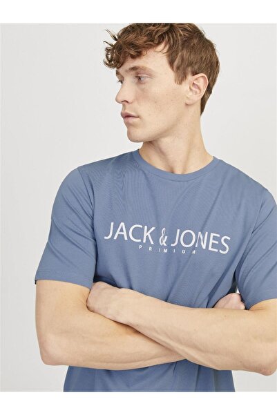 Jack & Jones Чоловіча футболка Jprblajack Ss Crew Neck Fst Ln