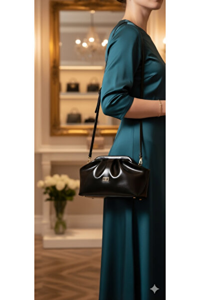 Mimoza Women's Scholarship Handbag - Shiny Black