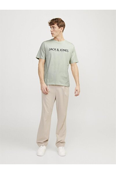 Jack & Jones Ανδρικό μπλουζάκι - Jprblajack Ss Tee, Crew Neck, Fst Ln, 12256971 Πράσινη απόχρωση
