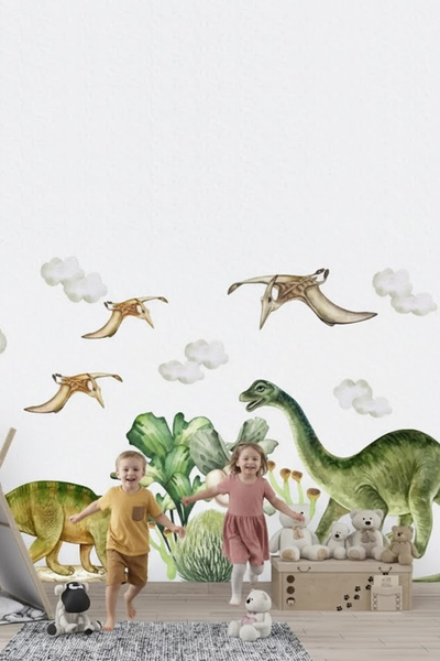 Kt Grup Safari Dünyası Dinozorlar Duvar Sticker Seti