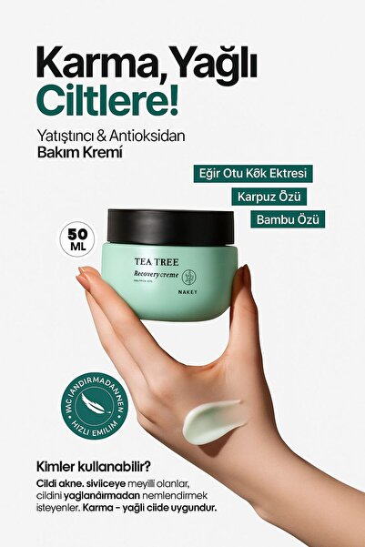 NAEXY كريم العناية بالمسام والحساسية ومضاد للعناية بشجرة الشاي الكورية كريم ا...