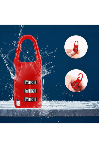 Boldy 22mm. Combination Suitcase Lock - Travel Suitcase Lock - Bag Lock - Padlock-Combination Travel Lock