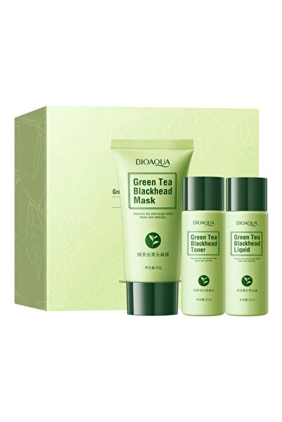 Bioaqua Yeşil Çaylı Siyah Nokta Ve Gözenek Bakım Seti 3 Parça